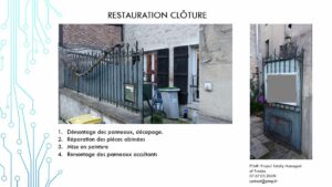 Restauration cloture 1-3
